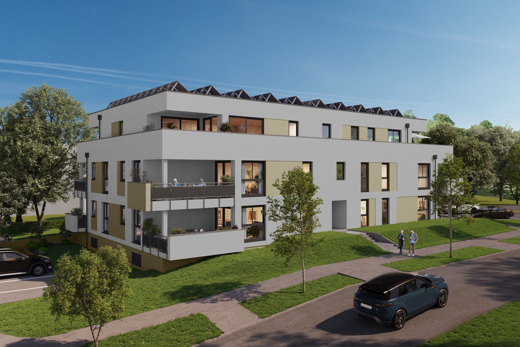 Stauferquartier Bad Wimpfen – Architekturansicht West